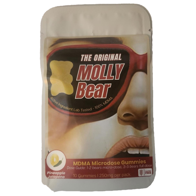 Buy Molly Bear MDMA Gummies – Pineapple Jalapeno