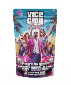 Buy Vice City Labs – Blue Raspberry MDMA Gummy Bears – 500MG