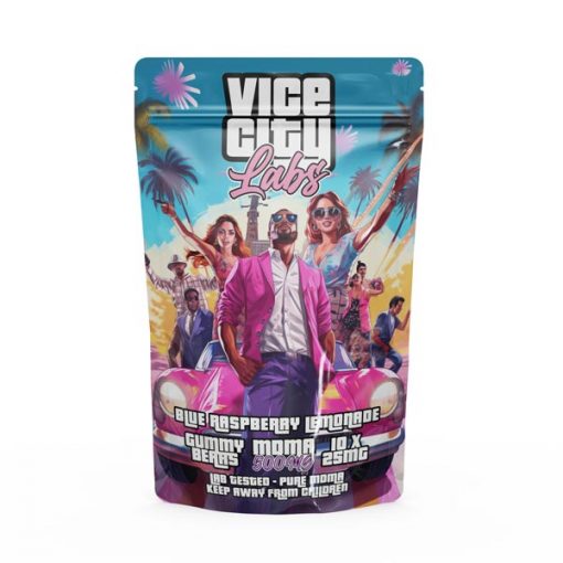 Buy Vice City Labs – Blue Raspberry MDMA Gummy Bears – 500MG